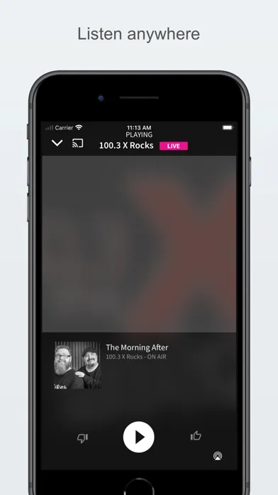 100.3 The X Rocks سکرین شاٹس