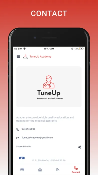 Captures d'écran de TuneUp Med Academy