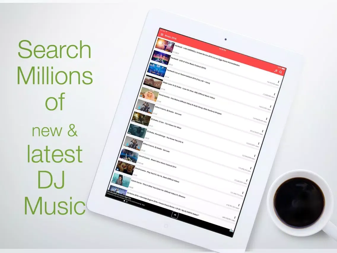 تصاویر DJ Music -Collection of Video,audio DJ mix nonstop iPad 