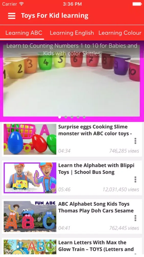 تصاویر Toys kid for learning colour, number, alphabet