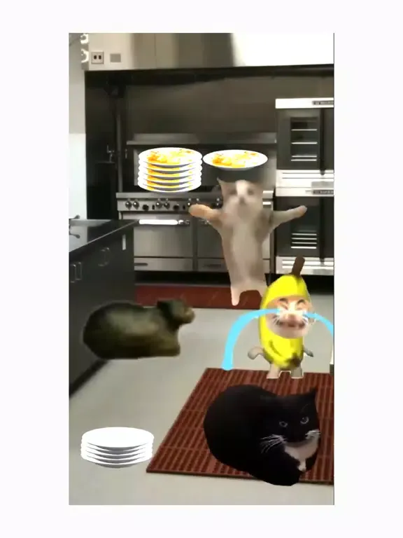 Capturas de tela do Banana Cat! iPad 