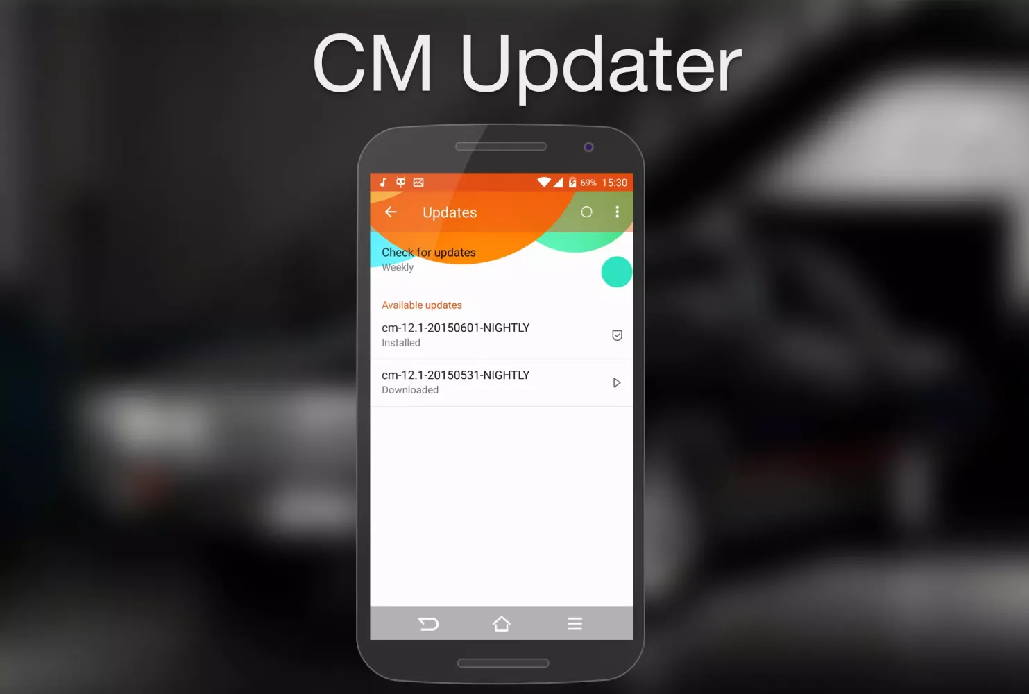 Capturas de tela do Miui6
