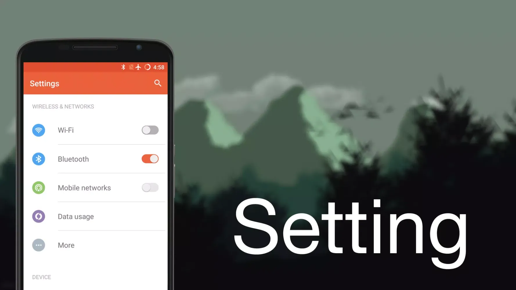 Capturas de tela do Miui6