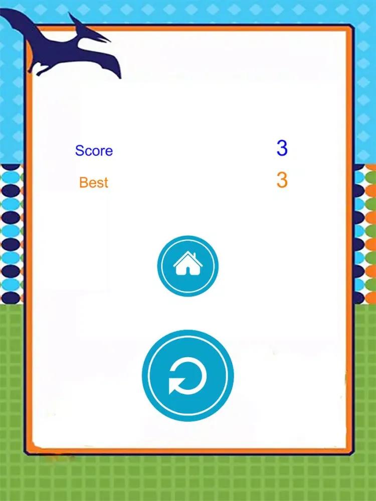 Ảnh chụp màn hình của Dinosaur Falling Eggs iPad 