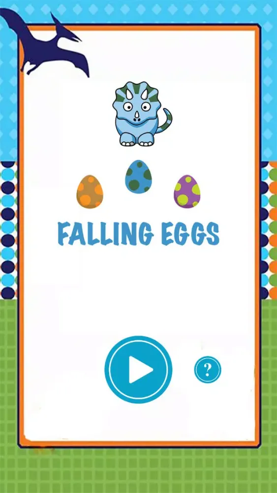 Ảnh chụp màn hình của Dinosaur Falling Eggs