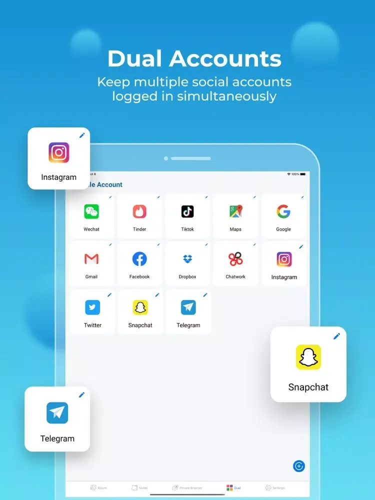 Parallel Space - Dual Multiple iPad  Screenshots