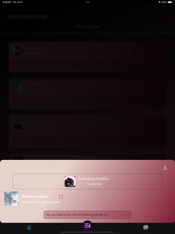 TwoTone - Music iPad  Screenshots