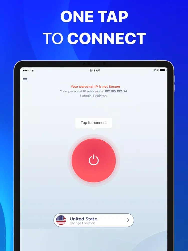 Tunnel VPN - VPN Master Proxy iPad 應用截圖