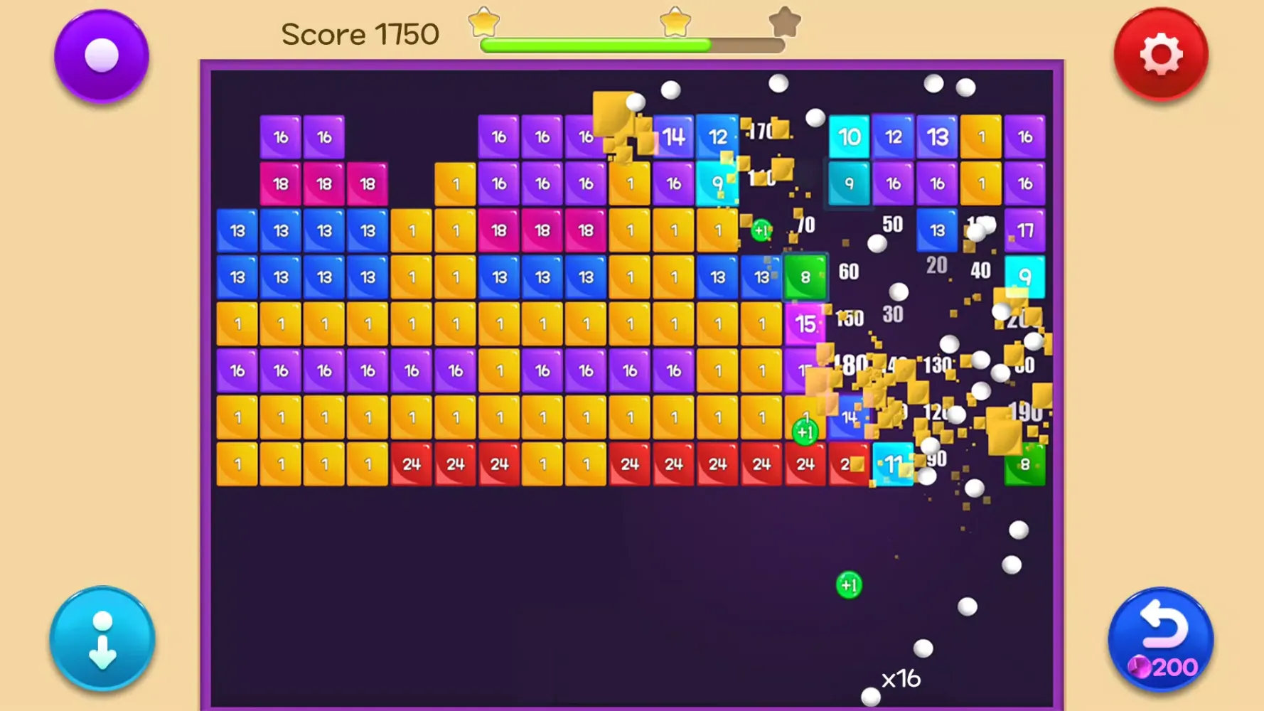 Captures d'écran de Jewel Bricks Breaker