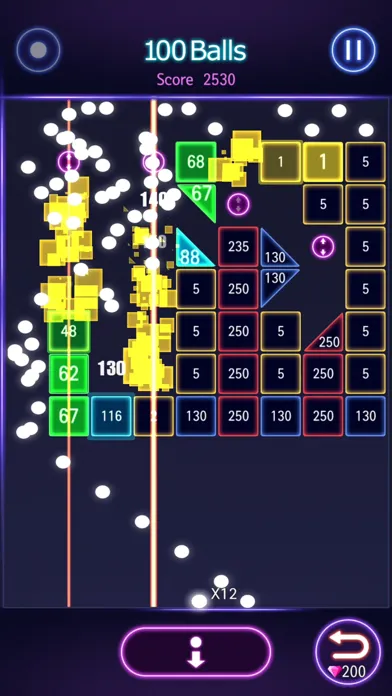 Bricks Breaker Hit - Glow Ball Ekran Görüntüleri