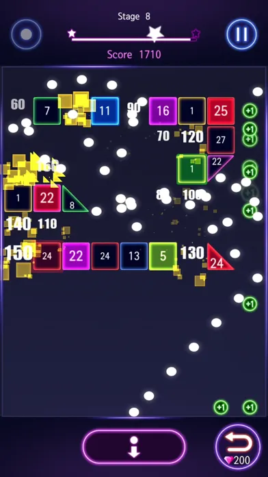 Bricks Breaker Hit - Glow Ball Ekran Görüntüleri