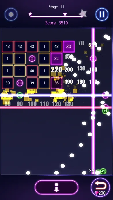 Bricks Breaker Hit - Glow Ball Ekran Görüntüleri