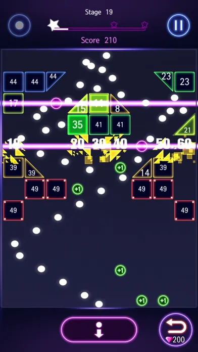 Bricks Breaker Hit - Glow Ball Ekran Görüntüleri