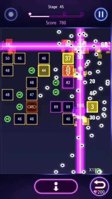 Bricks Breaker Hit - Glow Ball Ekran Görüntüleri