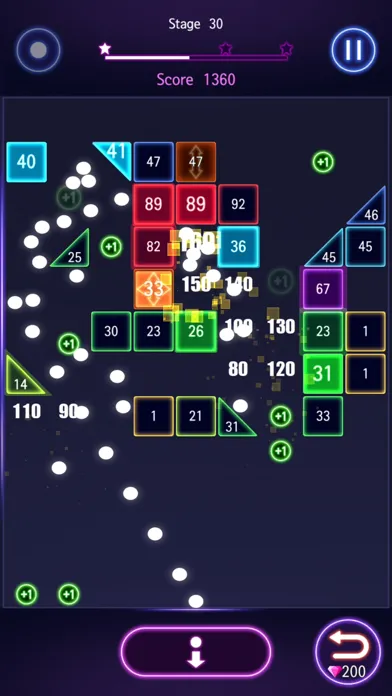 Bricks Breaker Hit - Glow Ball Ekran Görüntüleri