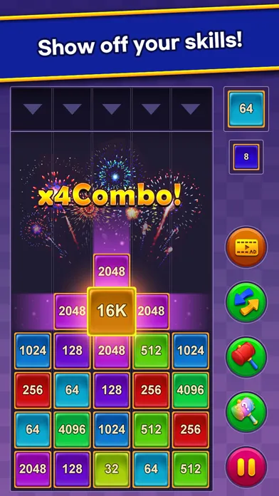 Captures d'écran de Number One - 2048 Merge Game