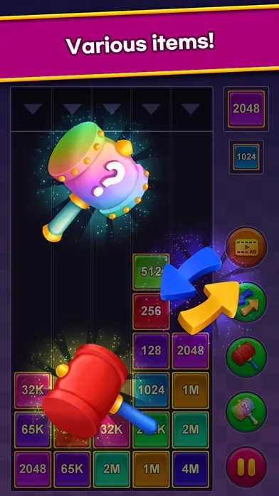 Captures d'écran de Number One - 2048 Merge Game