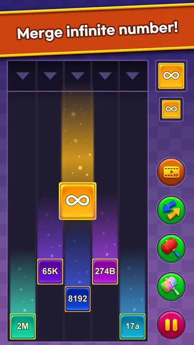Captures d'écran de Number One - 2048 Merge Game