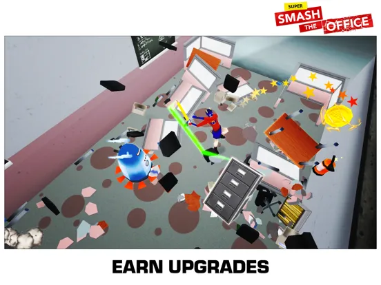 ภาพหน้าจอของ Super Smash the Office iPad 