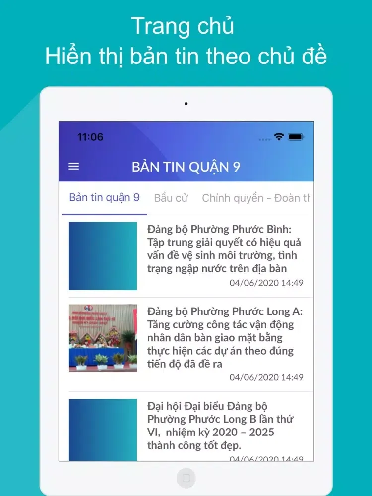 Bản Tin Q9 iPad  Ekran Görüntüleri