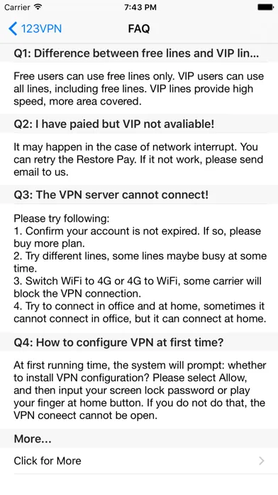 ภาพหน้าจอของ 123VPN - Reliable and Simple