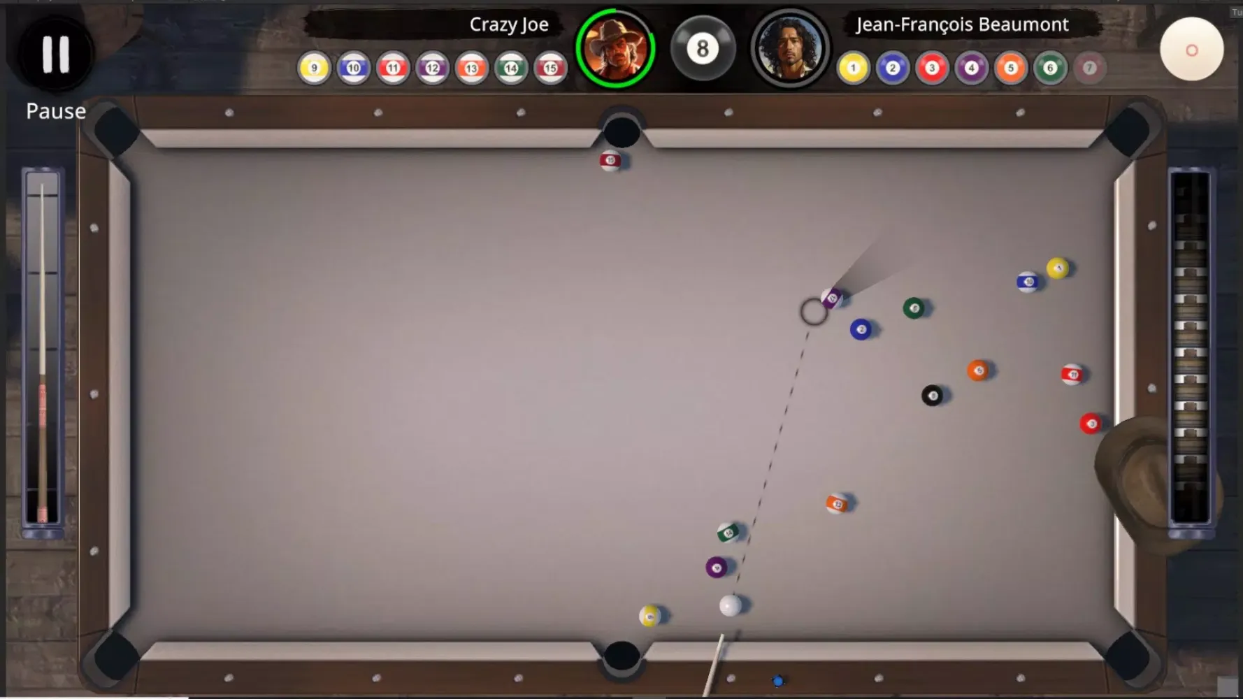 Screenshot di 8 Ball Pool - Saloon Billiard