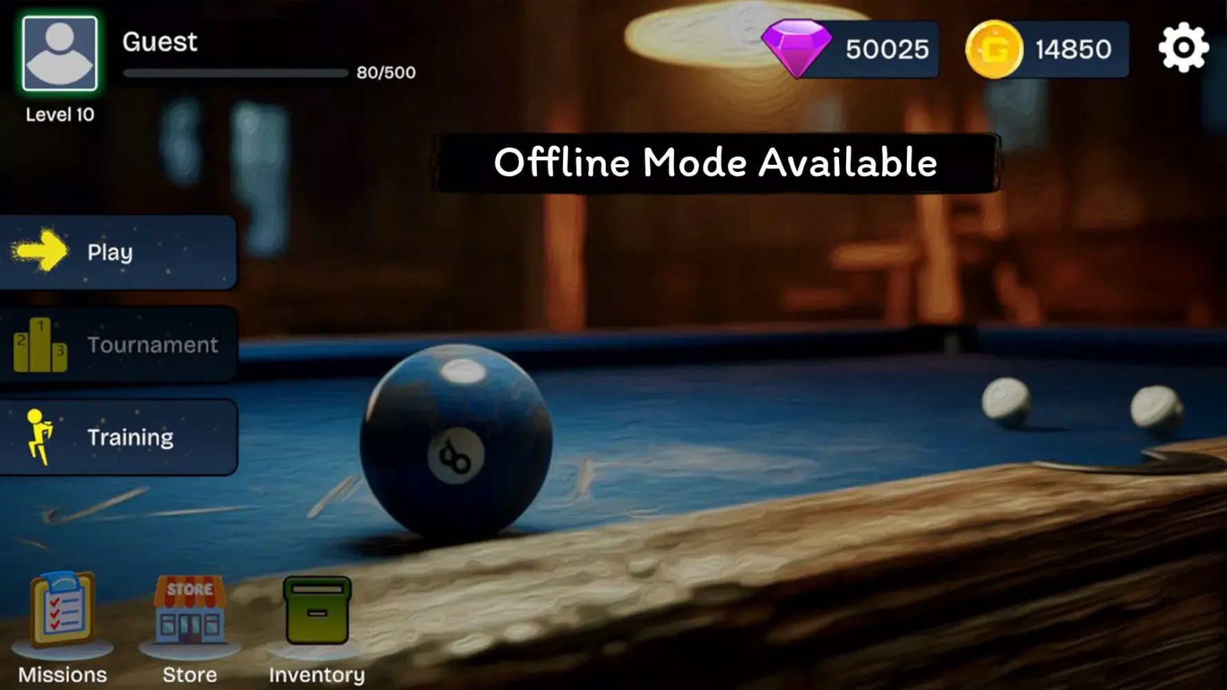 Screenshot di 8 Ball Pool - Saloon Billiard