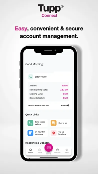 TuppConnect 스크린샷