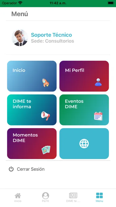 Conéctate con DIME Screenshots