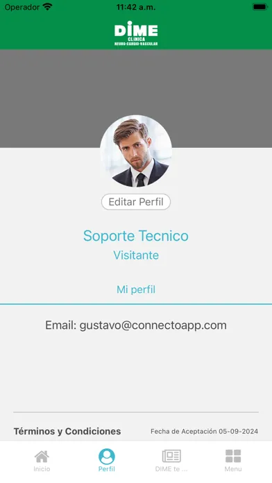 Conéctate con DIME Screenshots