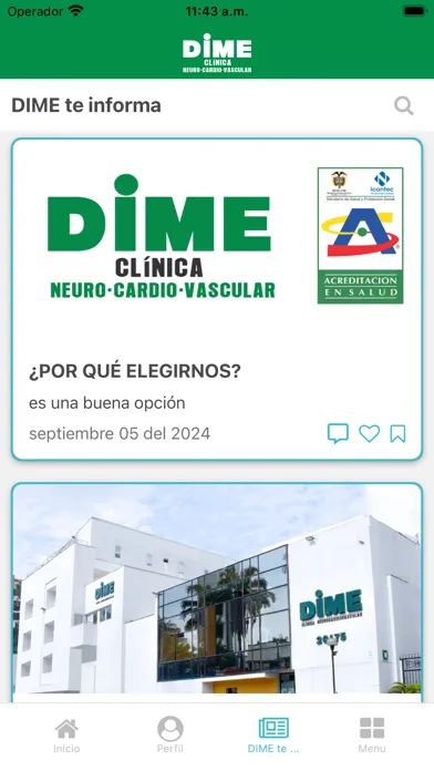 Conéctate con DIME Screenshots