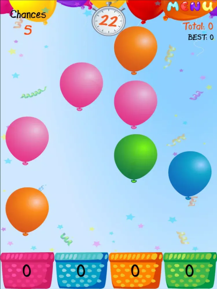 Captures d'écran de Pop The Balloons Lite iPad 