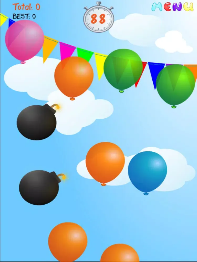 Captures d'écran de Pop The Balloons Lite iPad 