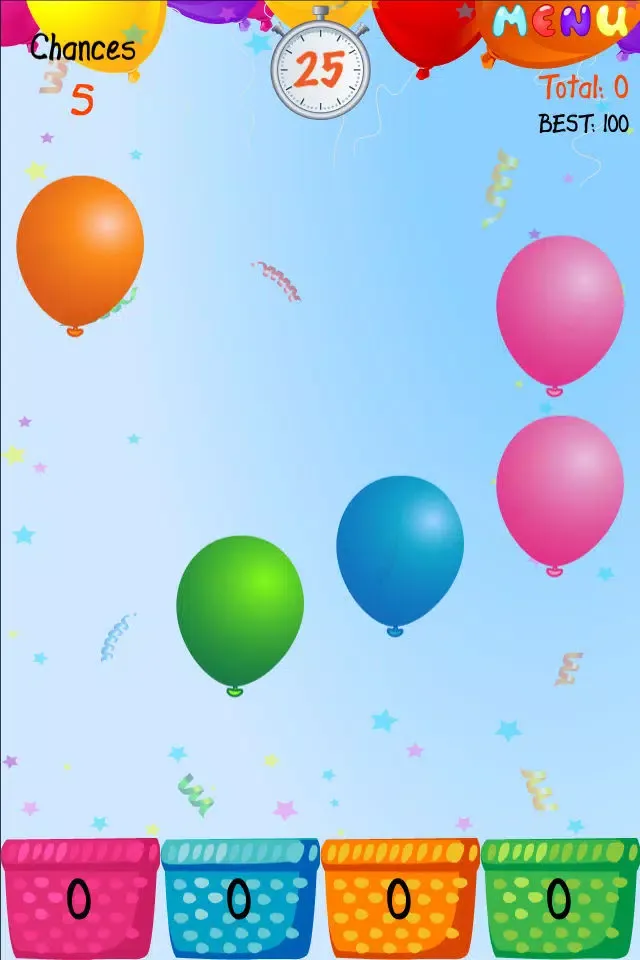Captures d'écran de Pop The Balloons Lite