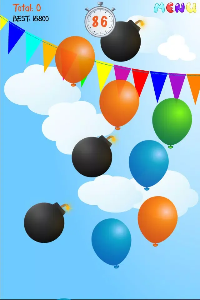 Captures d'écran de Pop The Balloons Lite