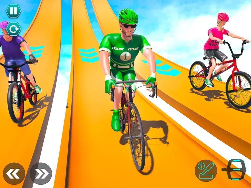 BMX Stunt - Cycle Racing Game iPad  Ekran Görüntüleri