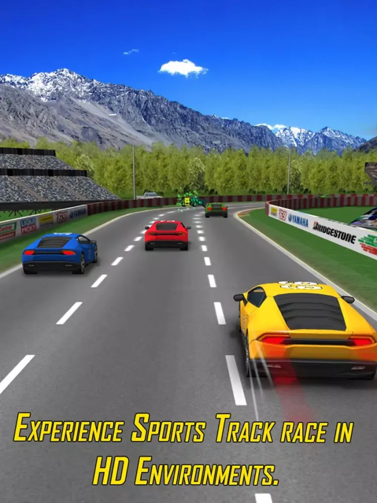 Turbo Sports Car Racing Game - Challenging Thumb Car Race 3D 2016 iPad  Ekran Görüntüleri