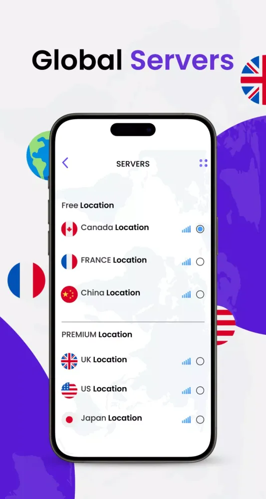 VPN App Screenshots