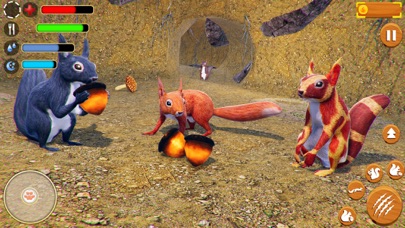 Capturas de tela do Virtual Squirrel Family Sim 3D