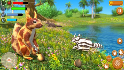 Capturas de tela do Virtual Squirrel Family Sim 3D