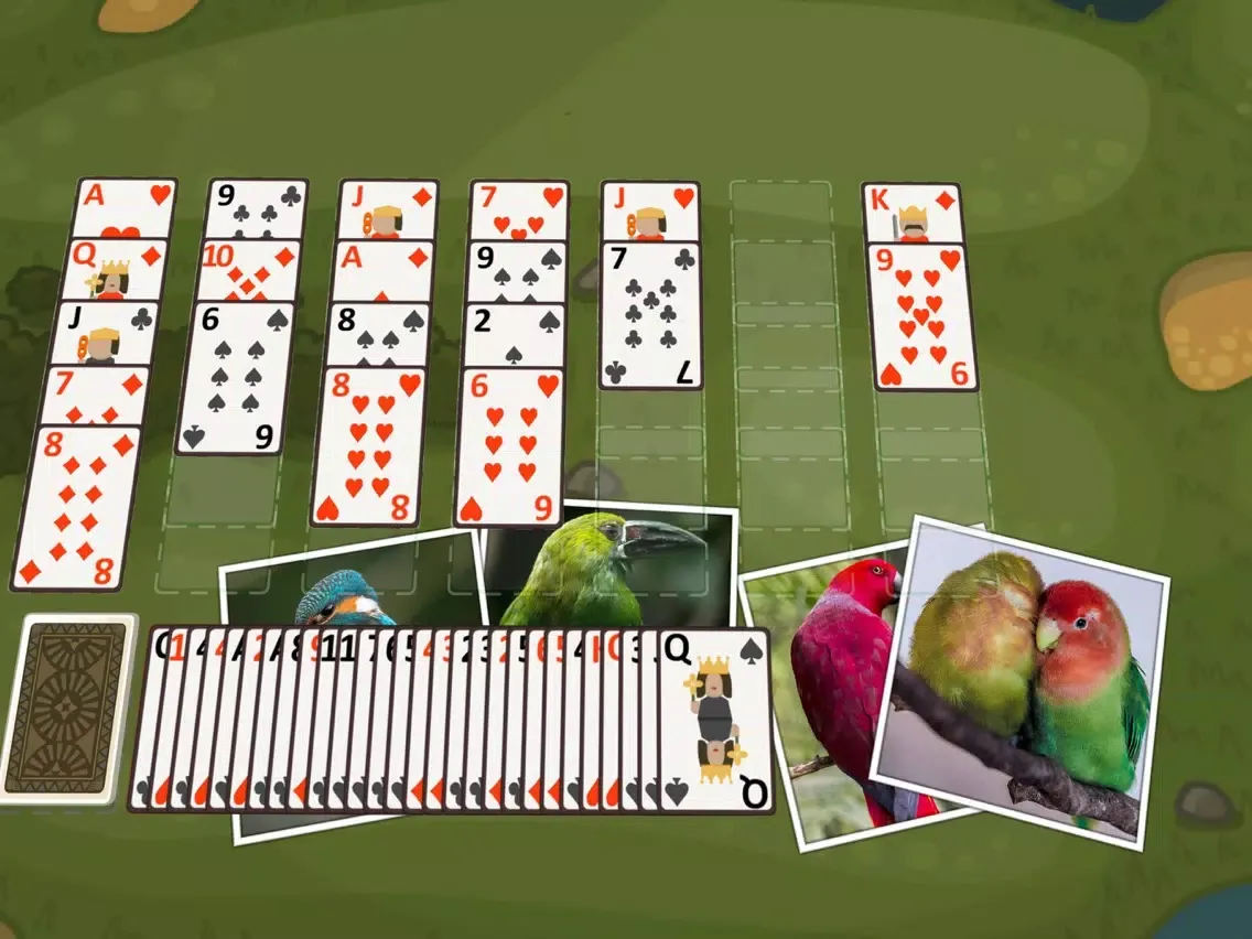 Golf Solitaire Birds iPad  Ekran Görüntüleri