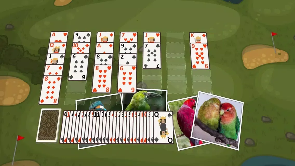 Golf Solitaire Birds Ekran Görüntüleri