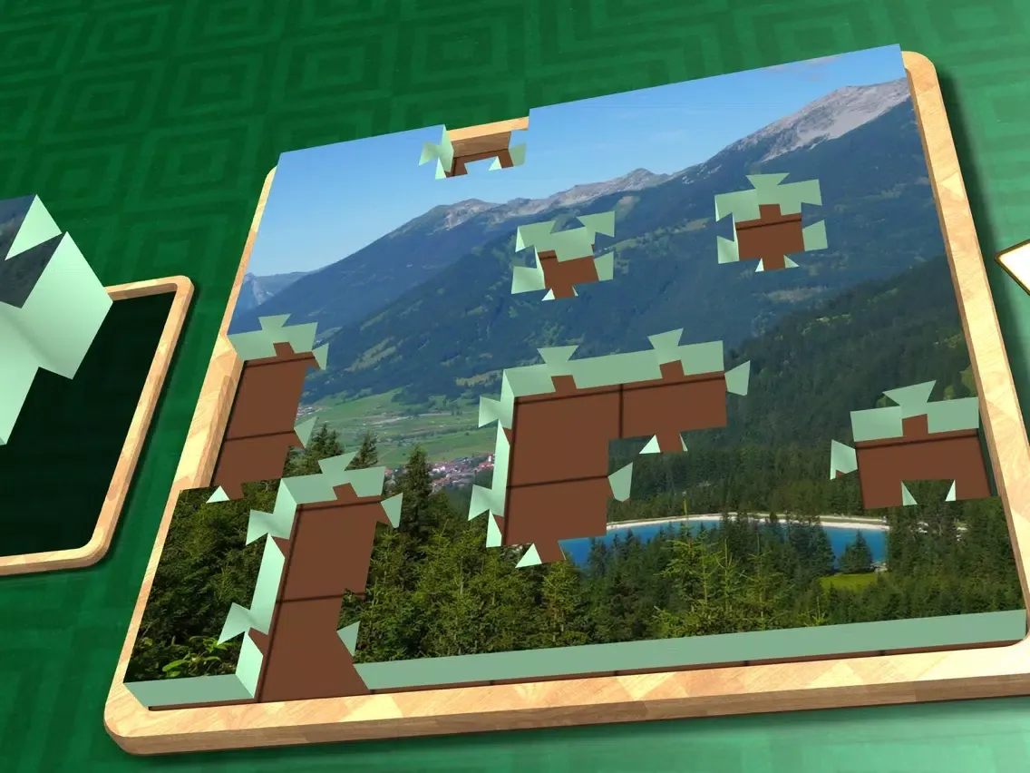 Captures d'écran de Jigsaw Solitaire Alpine iPad 