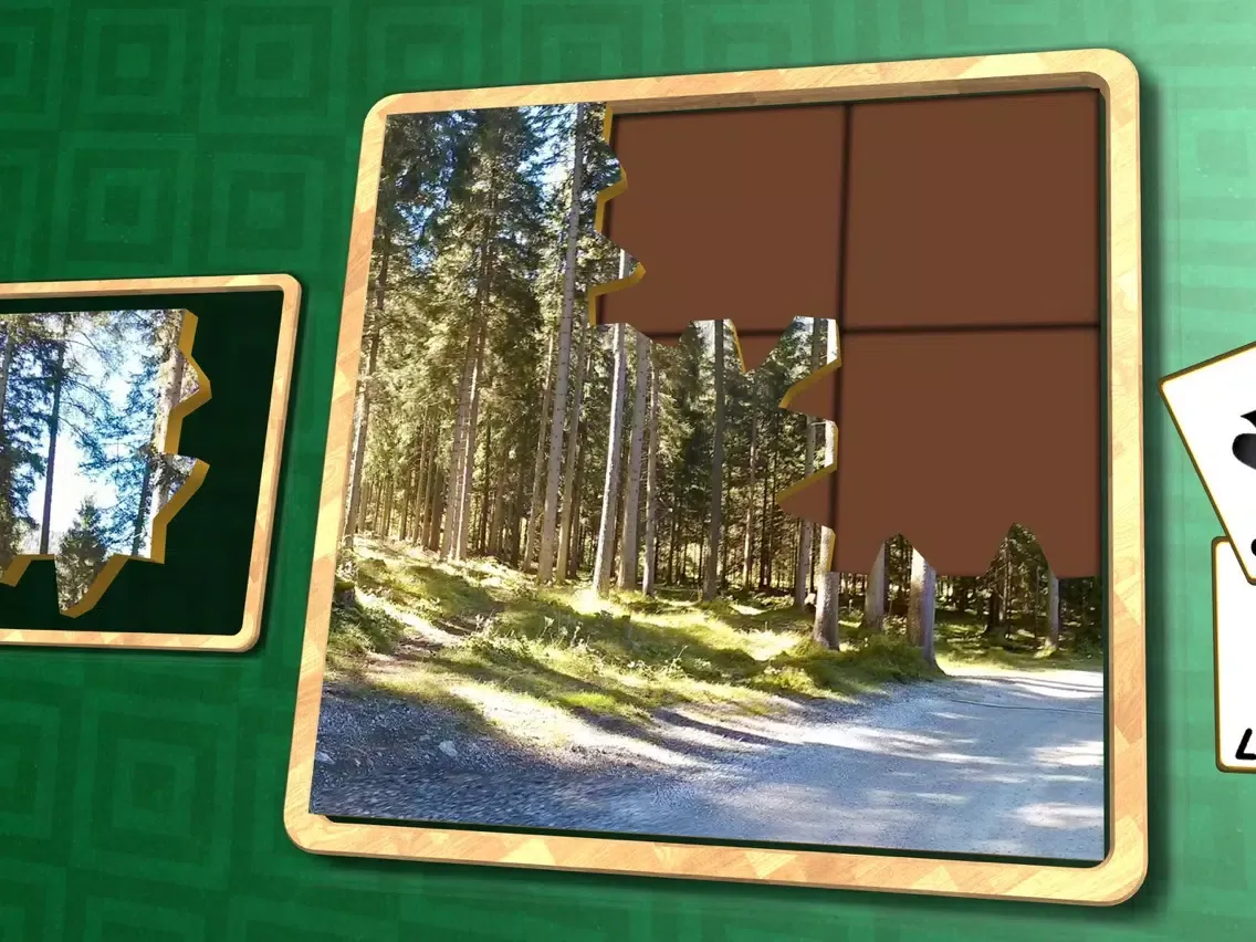 Captures d'écran de Jigsaw Solitaire Alpine iPad 