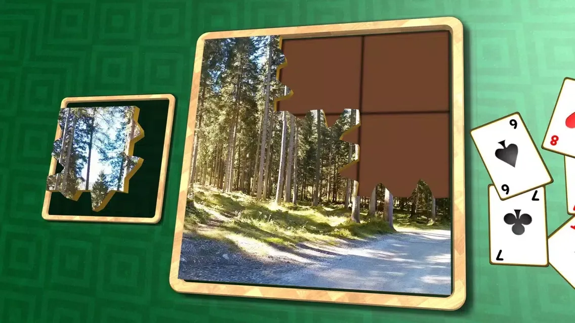 Captures d'écran de Jigsaw Solitaire Alpine