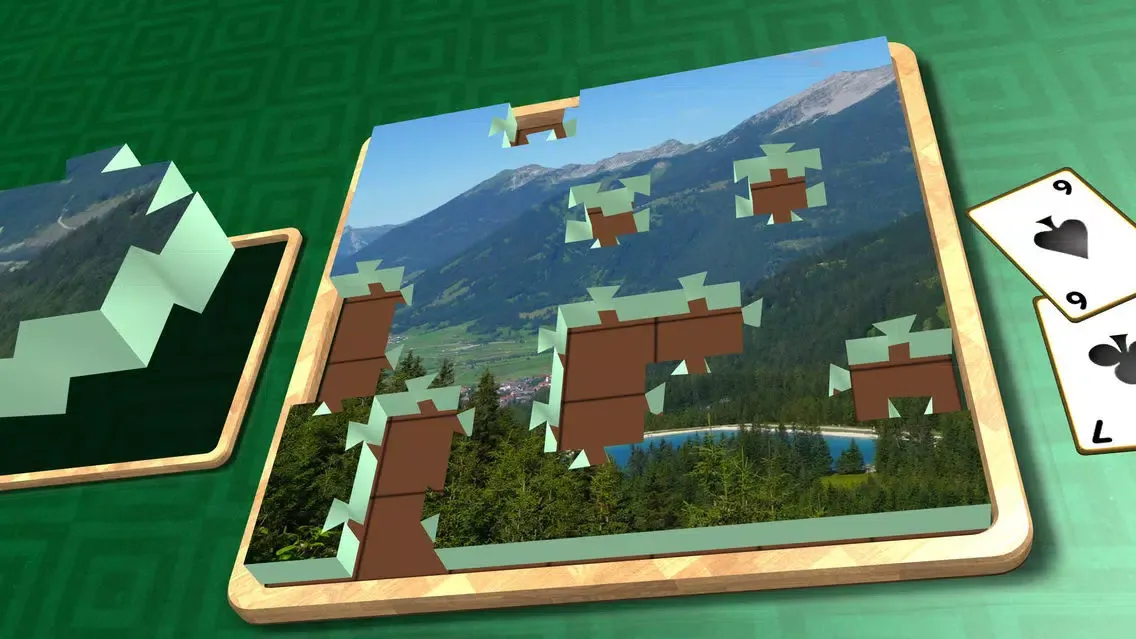 Captures d'écran de Jigsaw Solitaire Alpine
