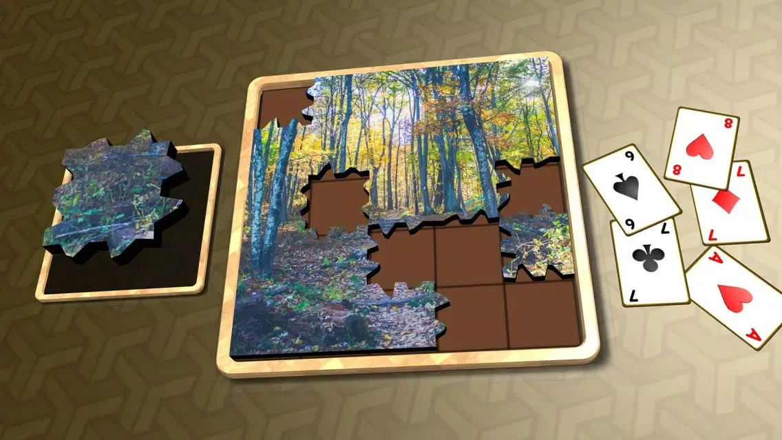 Jigsaw Solitaire Autumn应用截图