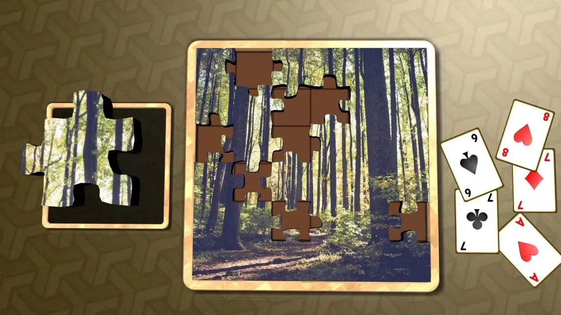 Jigsaw Solitaire Autumn应用截图