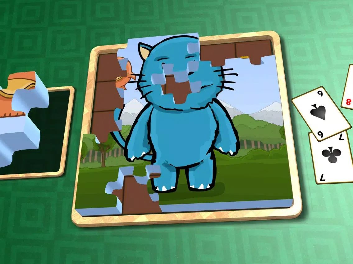 Screenshot di Jigsaw Solitaire Cartoons iPad 