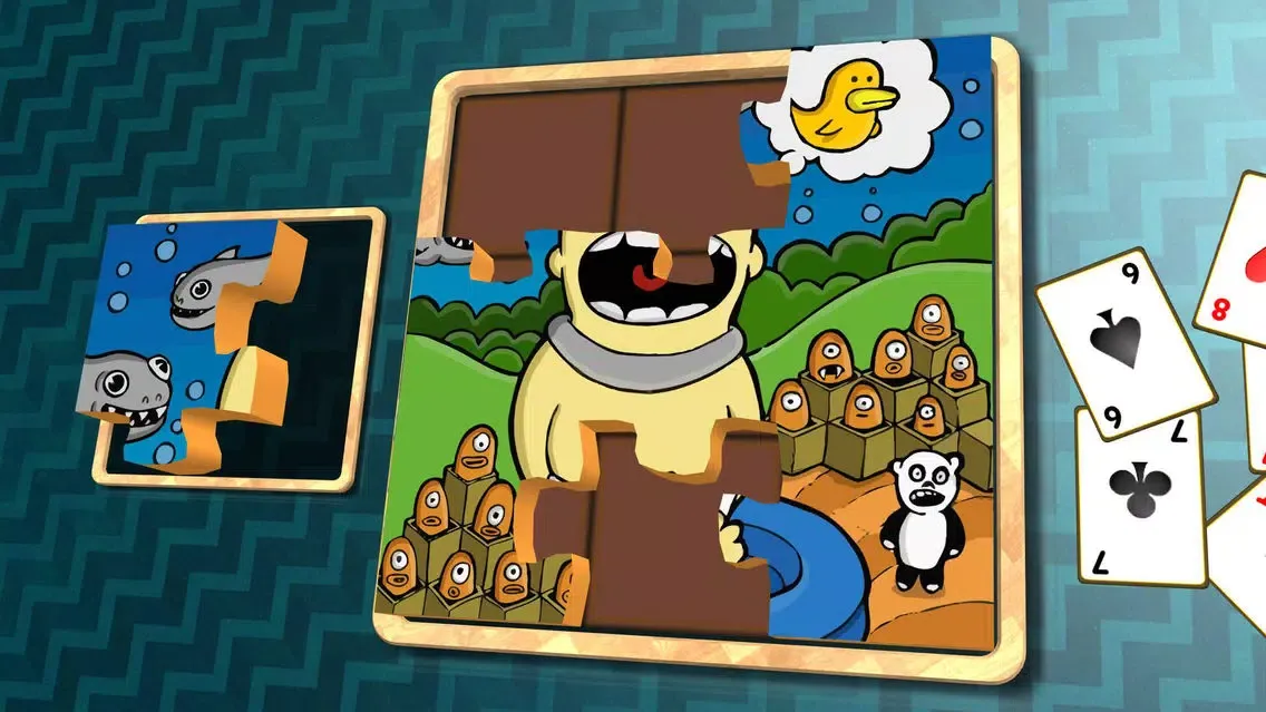 Screenshot di Jigsaw Solitaire Cartoons
